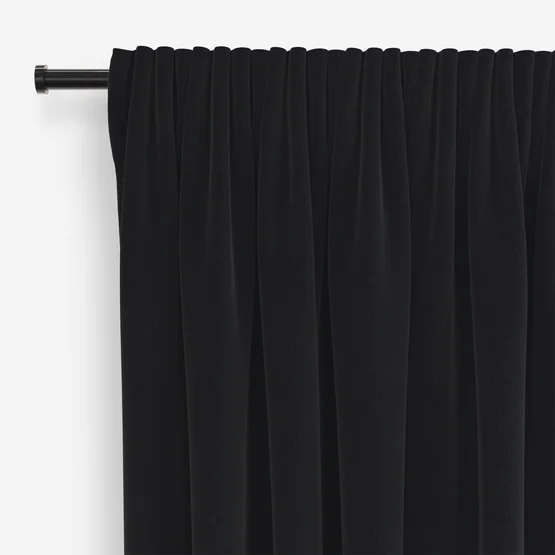 Milan Black curtain