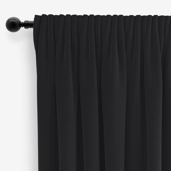 Naturo Recycled Charcoal Grey curtain
