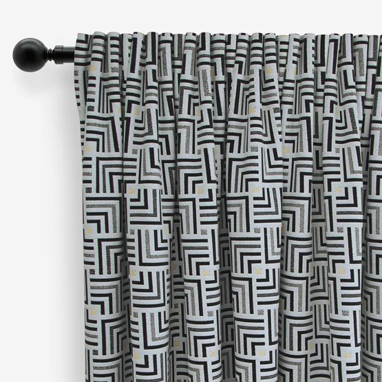 Symmetry Monochrome curtain