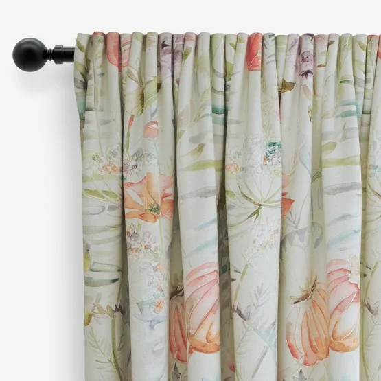 Voyage Edenmuir Cinnamon Linen curtain