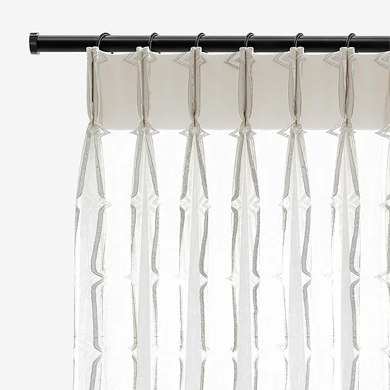 Camengo New Eastside Voile Neige curtain