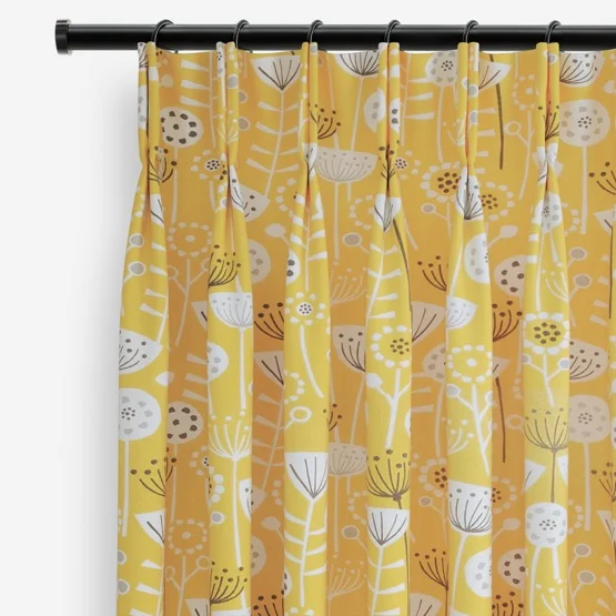 Bergen Ochre curtain