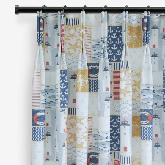 Coast Blue curtain