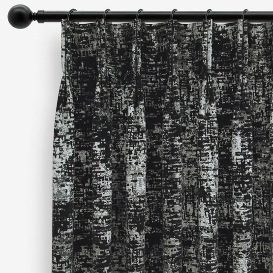 Evora Charcoal curtain