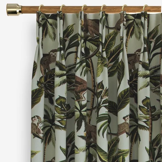 Monkey Natural curtain