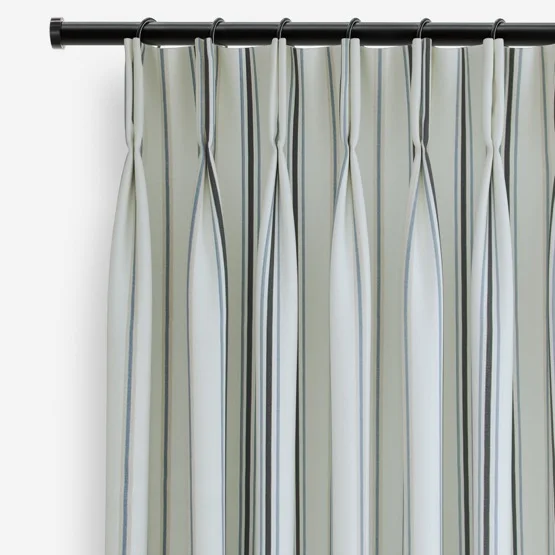Salcombe Stripe Navy curtain