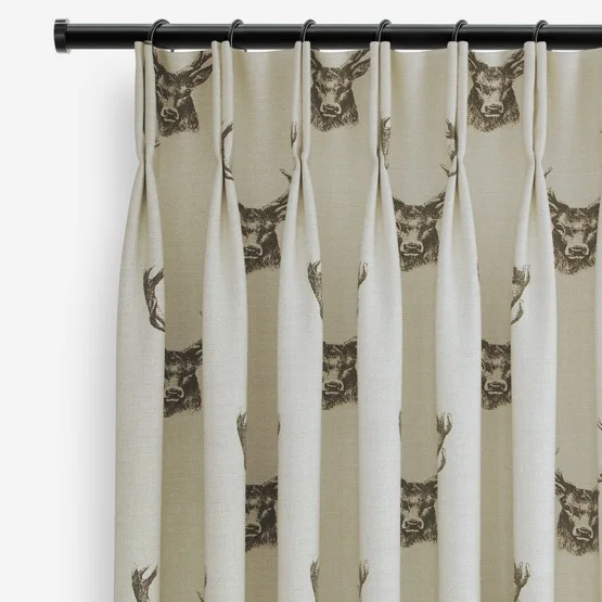 Stag Grey curtain