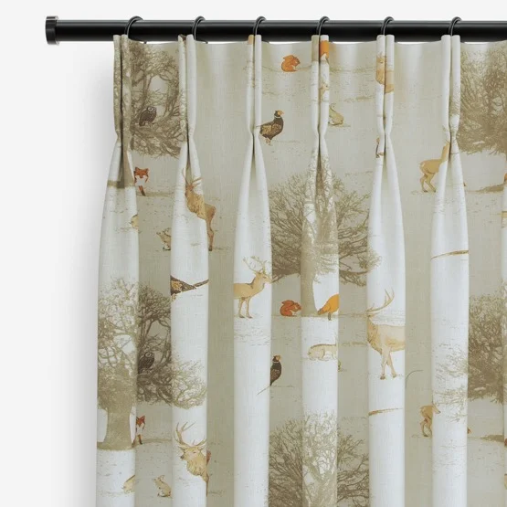 Tatton Autumn curtain