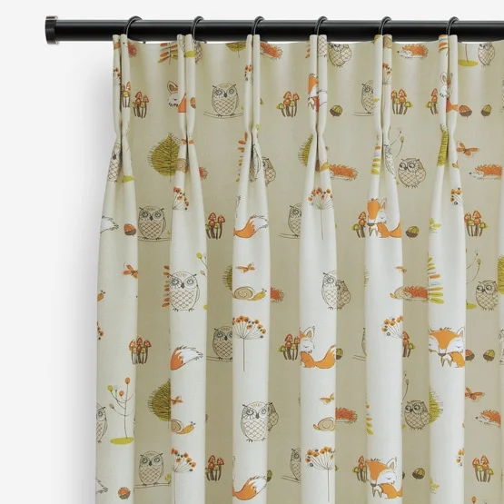 Woodland Fox Multi curtain