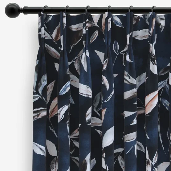 Madrid Navy curtain