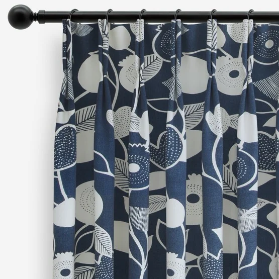Nordic Indigo curtain