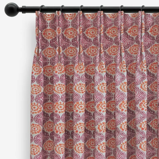 Stardust Hot Pink curtain
