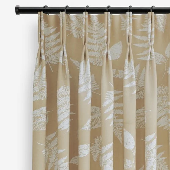 Foliage Taupe curtain