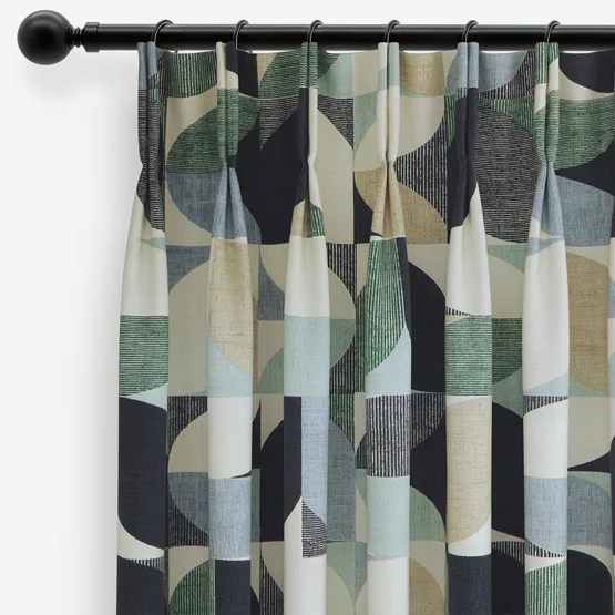 Reno Mineral and Navy curtain