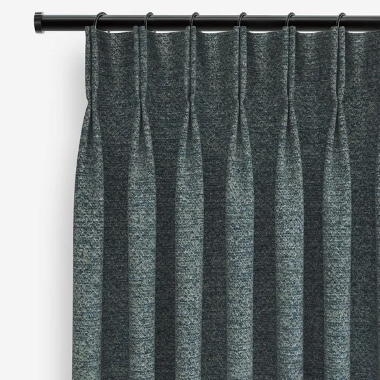 Boucle Dash Spa Blue curtain