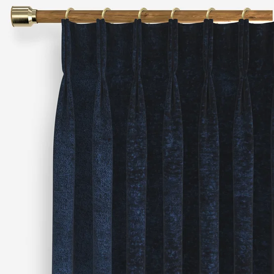Boucle Royale Navy Blue curtain