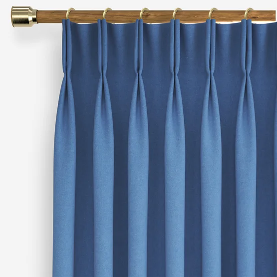 Canvas Aegean Blue curtain