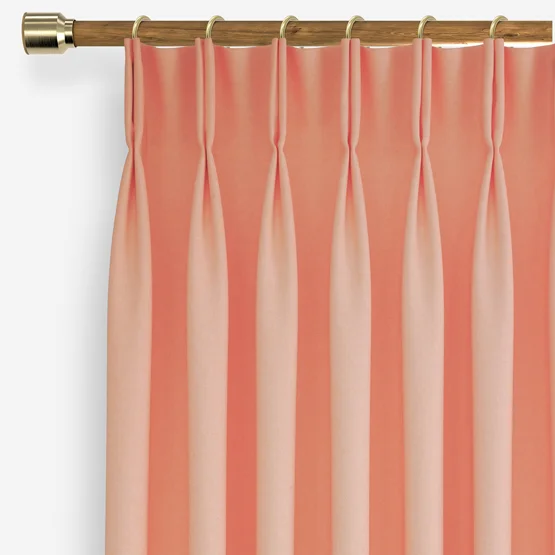 Canvas Cantaloupe Orange curtain