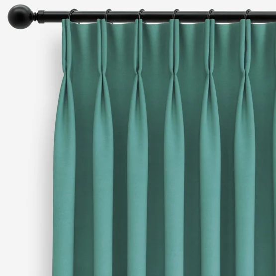 Canvas Duck Egg curtain