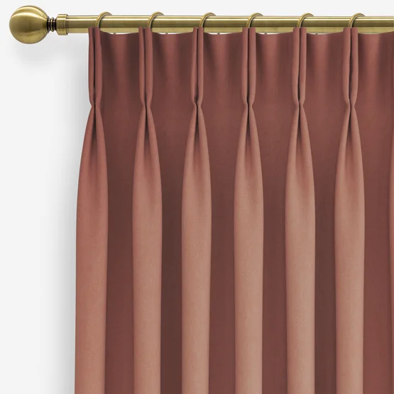 Canvas Vintage Peach Pink curtain