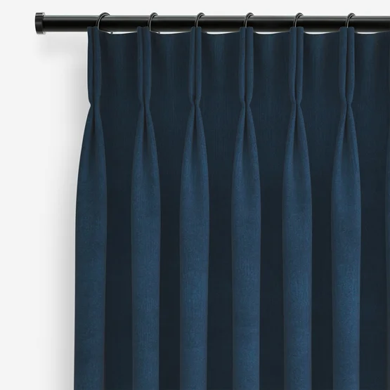 Manhattan Prussian Blue curtain