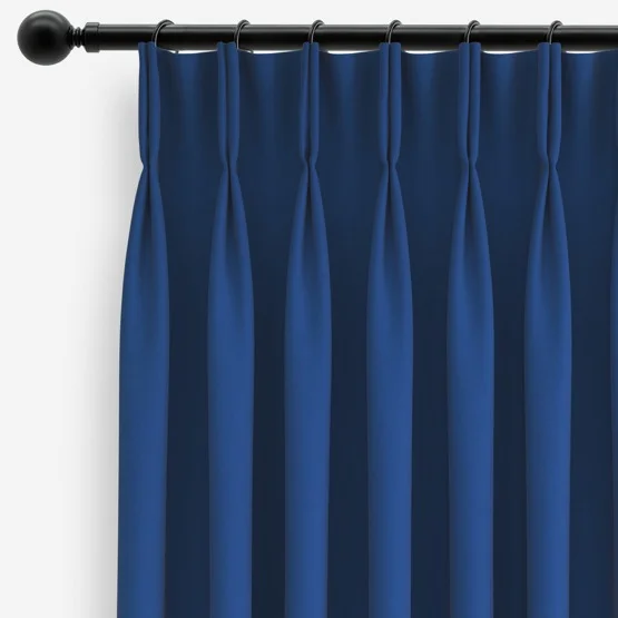 Naturo Petrol Blue curtain