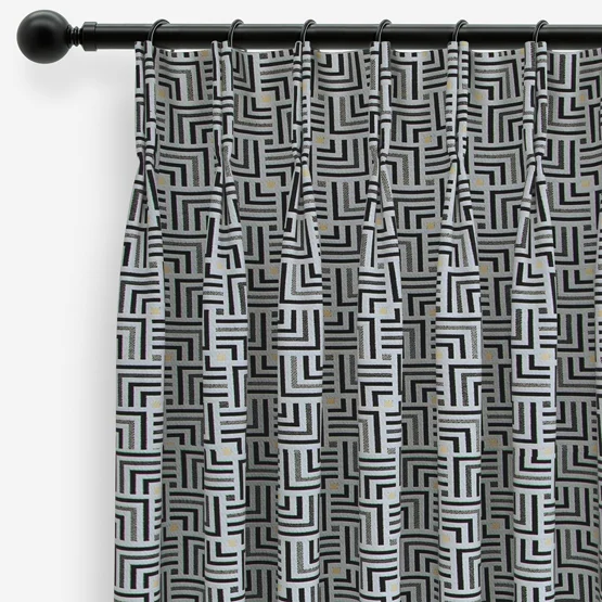 Symmetry Monochrome curtain