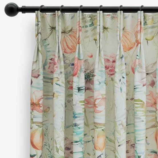 Voyage Edenmuir Cinnamon Linen curtain