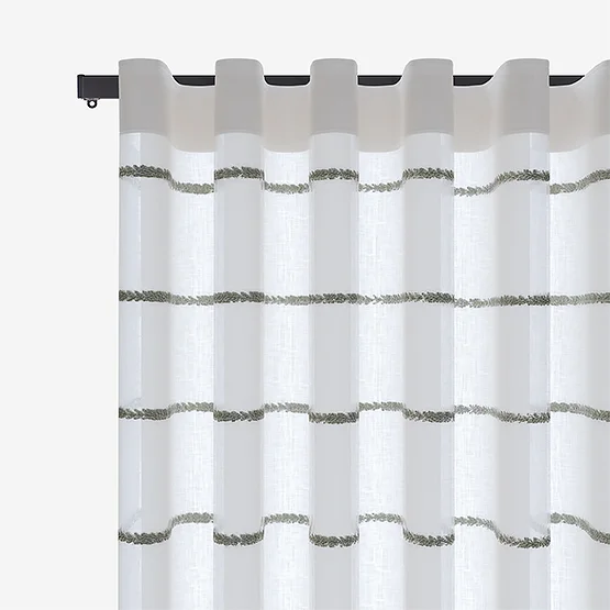 Camengo Jizz Sheer Celadon curtain