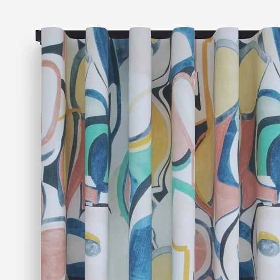Edinburgh Weavers Pop Verdigris curtain