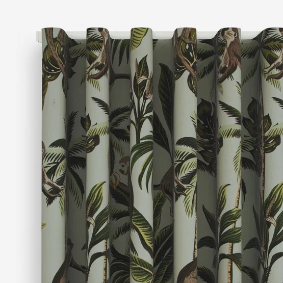 Monkey Natural curtain