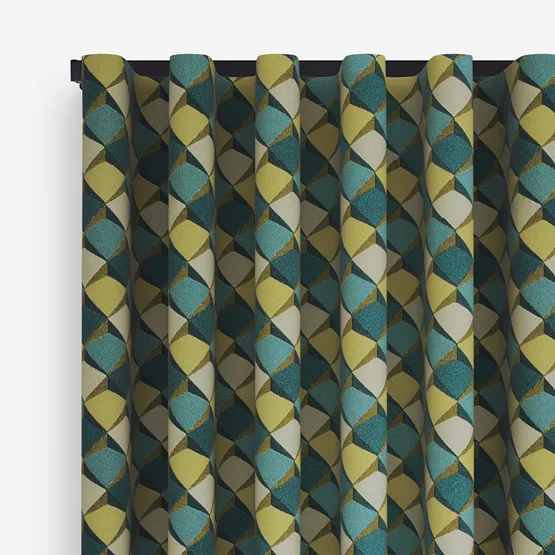 Patagonia Teal curtain