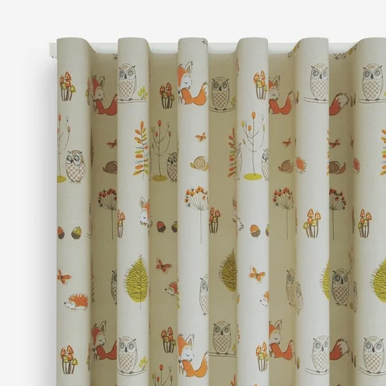 Woodland Fox Multi curtain
