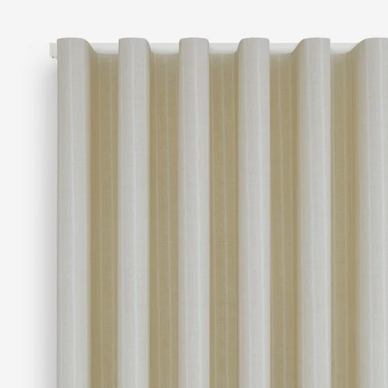 Pencil Stripe Pebble curtain