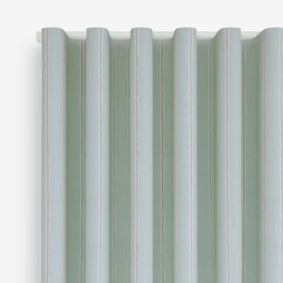 Rowing Stripe Duckegg curtain