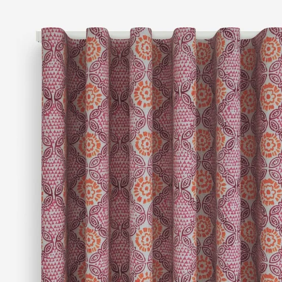 Stardust Hot Pink curtain