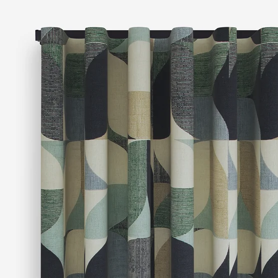 Reno Mineral and Navy curtain