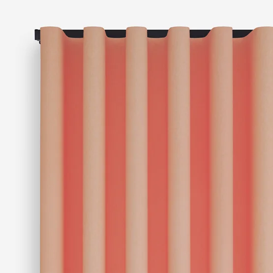 Canvas Cantaloupe Orange curtain