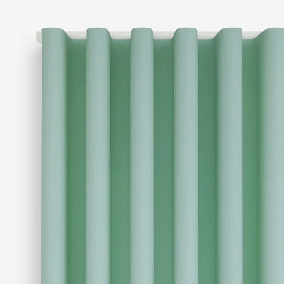 Canvas Mint curtain