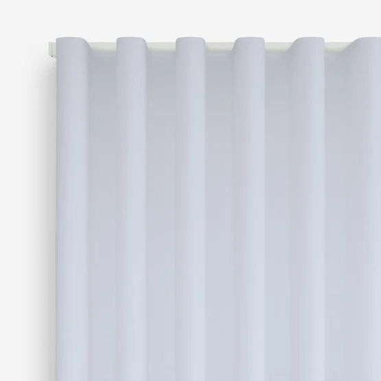 Crushed Silk White curtain