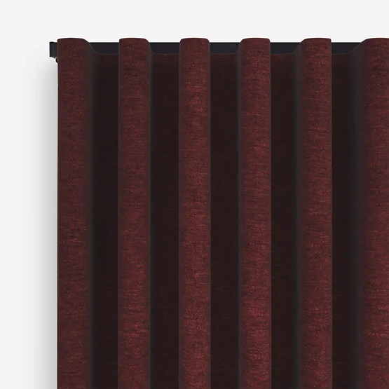 Entwine Bordeaux curtain