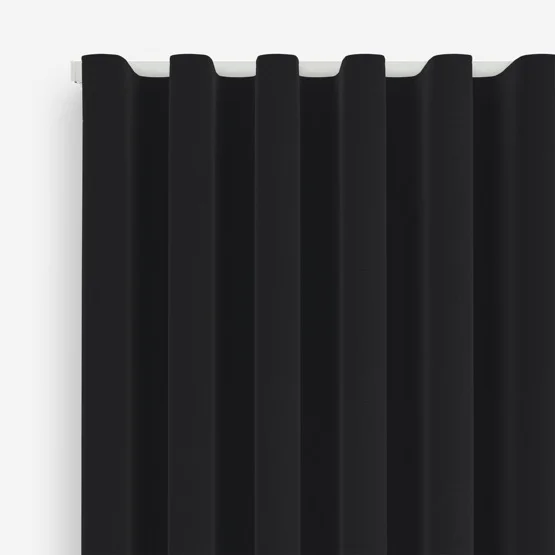 Naturo Recycled Charcoal Grey curtain