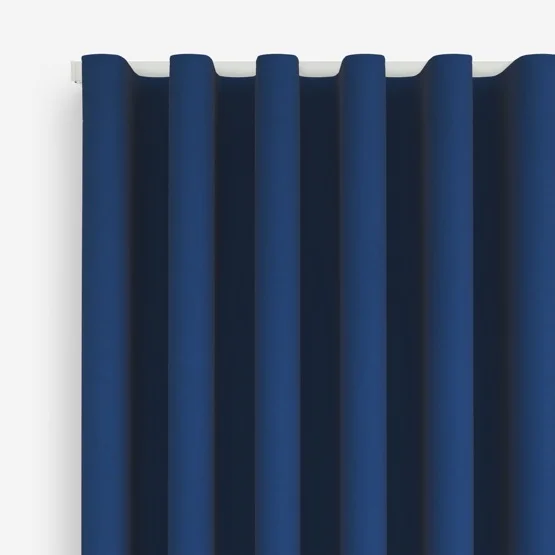 Naturo Petrol Blue curtain
