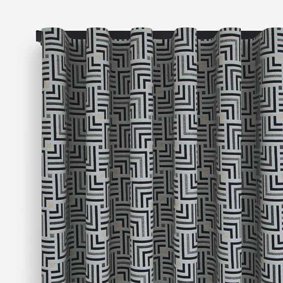 Symmetry Monochrome curtain