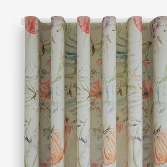 Voyage Edenmuir Cinnamon Linen curtain