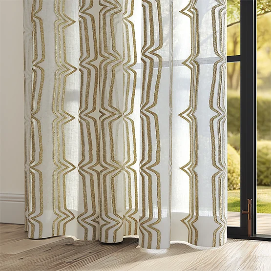 Camengo New Eastside Voile Bronze curtain