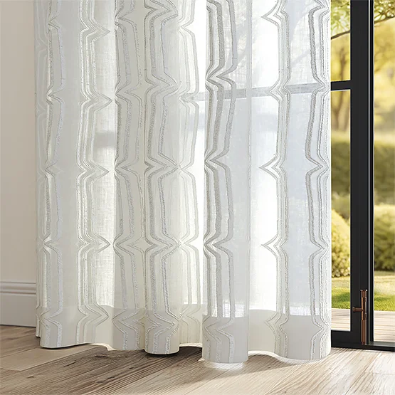 Camengo New Eastside Voile Neige curtain