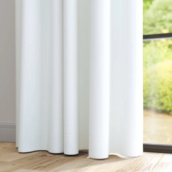 Mono Stripe White curtain