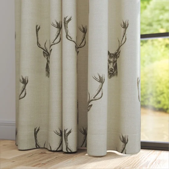 Stag Grey curtain
