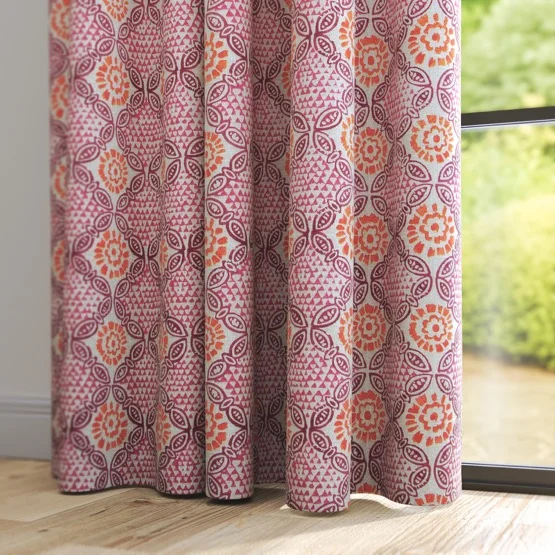 Stardust Hot Pink curtain
